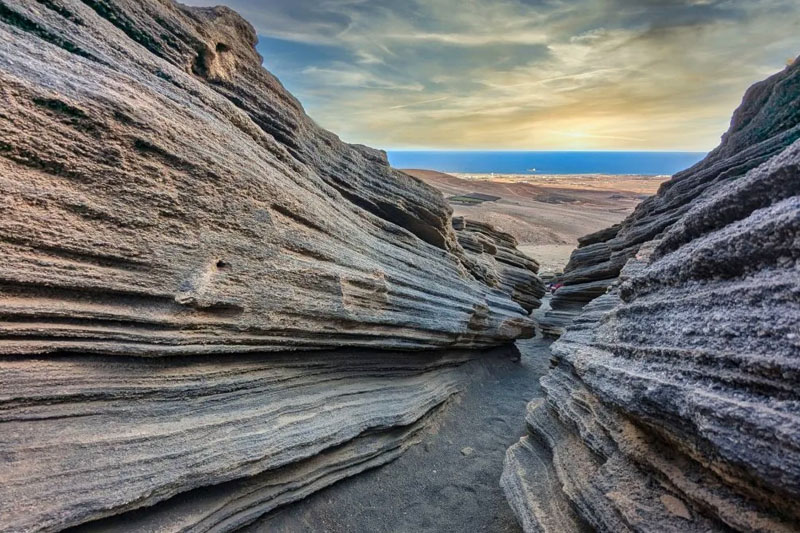 Wąwóz Las Grietas obok Güime